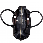 Large Capacity Genuine Leather Shoulder Bag for Women - Crocodile Pattern Tote - Image 5